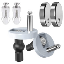 Quick-Release Toilet  Hinge Bolt Kit, Toilet  Replacement Parts, Toilet  Hardware (for Bathroom Use)