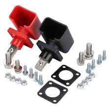 1 Set 120A Lithium Battery Terminal Block High Current for Inverter Plug Mounted Type Storage Connector