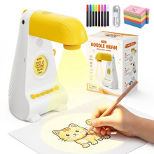 AI Drawing Projector for Kids, Birthday Gift Toy, Ages 5-12 Gift for Boys and Girls Built-in Music with 200 Card