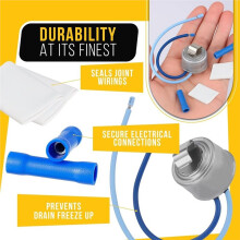 1set 5303918202 Termostato di Sbrinamento È Compatibile con Frigoriferi di Marche Come per e per