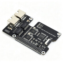 PCIe Naar 2-CH 2.5G ETH Adapter voor Raspberry Pi 5, Ondersteunt voor Raspberry Pi OS / Ubuntu / OpenWrt, Dual RTL8125