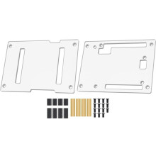 Transparent Case for Q, Supports Installation for the Media Carrier Board, with Opening Design
