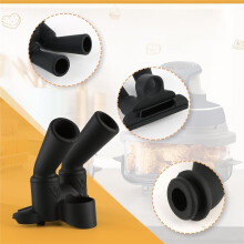 Steam Diverter for Air Fryer, Heat Resistant Silicone Protective Cover, Prevents Power Cord Overheating