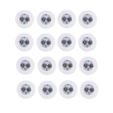 16 Pack LED Coaster Light Coasters LED Bottle Lights LED Sticker Coaster Discs Light for Flash Light Cup