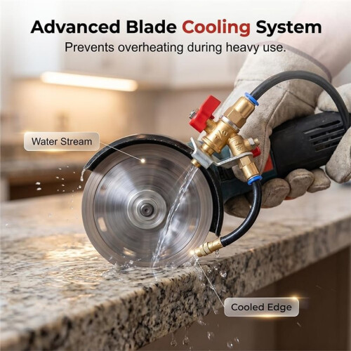 Dust Remover Water Sprayer for Cutting Machine,Angle Grinder Misting System Water Sprayer, for Cutting Tile, Concrete 1
