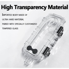 For Insta 360 X5 Case Invisible Dive Case 60m/196ft Waterproof Camera Underwater Sealed Shell Photography Housings
