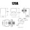 1 Set 120A Lithium Battery Terminal Block High Current for  Inverter Plug Mounted Type Storage Connector 6