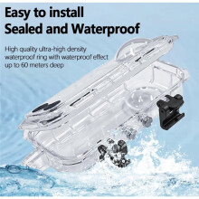 For Insta 360 X5 Case Invisible Dive Case 60m/196ft Waterproof Camera Underwater Sealed Shell Photography Housings