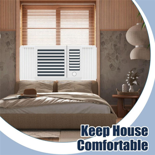 Window Air Conditioner Side Panels with Frame Adjustable Window Ac Insulation Side Panel for BTU Window AC Unit 2