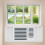 Window Air Conditioner Side Panels with Frame Adjustable Window Ac Insulation Side Panel for BTU Window AC Unit 6