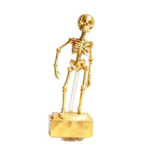Aquarium Blubbergerät Aquarium Tanzende Schaukelnde Totenkopf Ornament Tanzender Totenkopf 3D Druck Aquarium Tanz Totenkopf Beweglicher Sauerstoff C