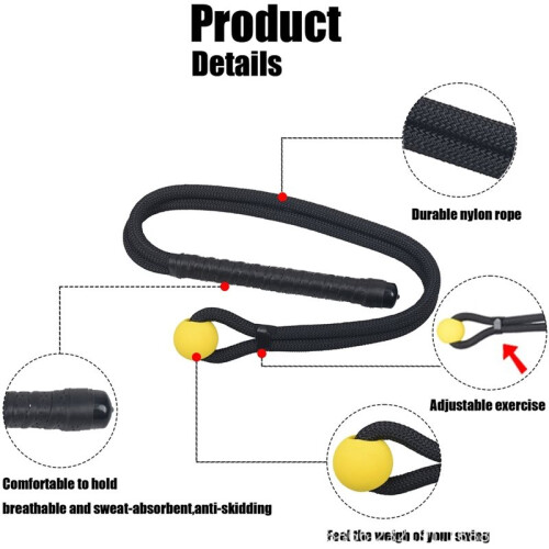 Swing Rope Trainer for Beginner Friendly Grip Posture Correction Rope Correction Action Swing Training Aid A 1