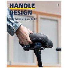 Comfortable Bike Saddle, Universal Bicycle for Road & Mountain Bike, Compatible with Post and Saddle Rail
