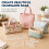 Set di Template per Borse Boxy da 3 Pezzi: Borsa Boxy, Borsa Curva, Tasca con Zip per Cucito DIY 3