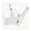 Comfortable for Raspberry Pi5B 27W USB-C Power Supply White EU, Support 5.1V 5A PD Standard EU PLUG 6