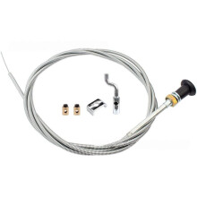 Universele Choke Kabel Push Pull Controle Kabel met Zware Buitenmantel Zilver voor 237 Rotary 703971 290831