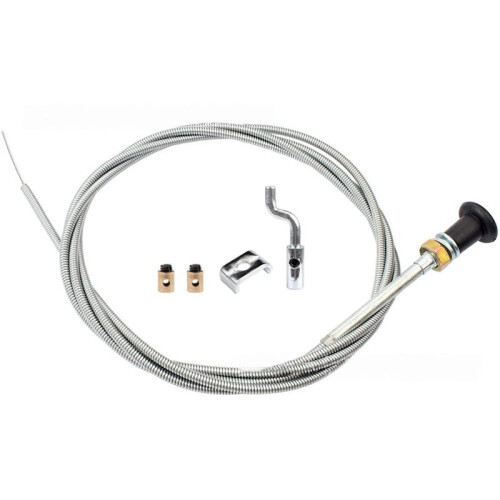 Universal Choke Cable Push Pull Control Cable with Heavy Duty Outer Sheath Silver for 237 Rotary 703971 290831