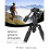 Tripod  for DSLR/Mirrorless/Video Cameras Metal Multi-Axis Adjustment 1/4 Quick-Release Plate 8/3 Nut 5