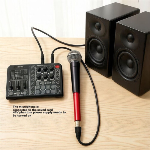Dynamic Microphone Amplifier, Microphone Preamplifier, Signal Amplification, Lossless Microphone Sound, 28dB Gain