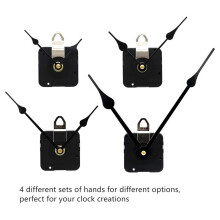 Clock Mechanism 13/64" Thread Comes with Clock Hands Fits Various Clock Ideal for DIY Wall Clock Making Repair Projects