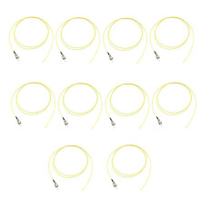 10Pcs Fiber Optic Pigtail FC/UPC SM Simplex FC/UPC 0.9MM Single Mode Bare Fiber Pigtail for Telecommunication Splicing B