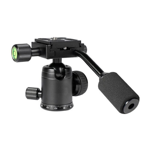 Tripod  for DSLR/Mirrorless/Video Cameras Metal Multi-Axis Adjustment 1/4 Quick-Release Plate 8/3 Nut 1