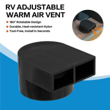 RV Vent Deflector Outlet Cover RV Heat Vent Deflector voor Motorhome Buitenreis Trailer