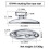 2 Pack Boat Bimini Top Swivel Deck Hinge , Swivel Quick Release Boat Hanger Swivel Deck Hinge 7