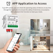 Wifi for Meter 2CH Current Transformer Clamp 80A Solar PV System Power Production Consumption Monitor