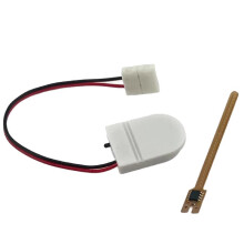 3V Cob 59mm Meteor Shower Flowing Water Lamp LED Filament Light Diodes Parts with Buckle No Welding 2pin/Battery