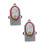 2pcs Front Headlight Daytime Running Lights LED Module 49142653 for  Stelvio 17-24 Angel Eye DRL Light Source 1