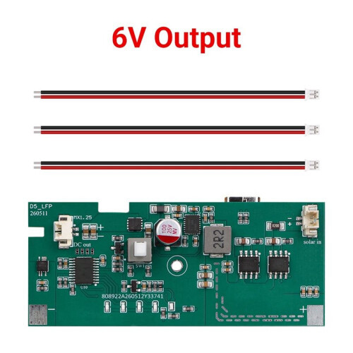 Lithium LiFePO4 Battery Charger Module D5 Solar Panel PCB Board Solar Controller Output 6V 1