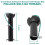 Matte Black Ceiling Fan Downrod with Hanger  - Universal Threadless Extension Pole 6 Inch 7