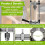 Portable Drill Press Stand for Hand Drill, Adjustable Multi-Angle Drill Guide Holder for 1.5-13mm Bits 3