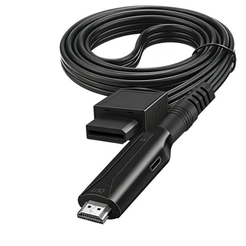 Adaptador de Conversor Compatible de  A  para Cable de Conversor Compatible de  A  HD 720P/1080P 1