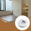 Door Pull Handle Flush Recessed Ring Pull Handle Concealed Zinc Alloy for Wardrobe and More 3