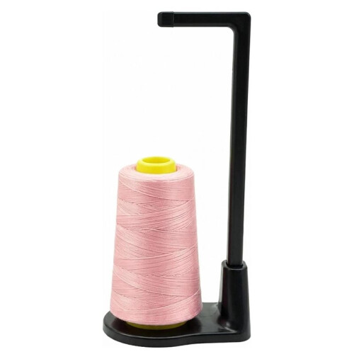 Large Capacity Thread Spool Stand for Sewing Machine - Steady Base for Smooth Feed Black 1