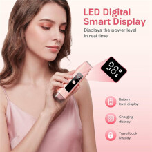 Trimmer for Women, Electric Razors for Women, IPX7 Waterproof, USB-C Rechargeable Pubic Hair Shaver, with LED Display