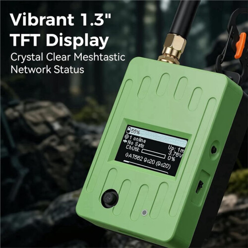 GAT562 Pro Meshtastic Tracker NRF52840 LoRa Node 1.3" TFT Color Screen SX1262 LoRa GNSS GPS Tracker 868MHZ 2