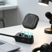 Adaptador de Carga para Mic para 2 y Mic 3 Base de Carga del Transmisor de Micrófono Accesorios de Micrófono