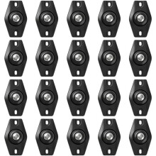 20 Pack Adhesive Caster Wheels, 360 Swivel Sticky Appliance Rollers, for Kitchen Appliance, Trash Can, Storage Box