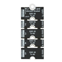 SSD NVME M.2 Extension Board M.2 SSD Extension Bracket Bracket for Tonverting 2230 to 2242 2230 to 2260