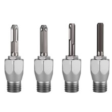 M22 Adapter for Electric Hammer Drill Bits with Square Round Hex Shanks for Concrete and Hard Material Drilling