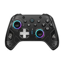 Für Switch2 Wireless Game Controller mit RGB-Beleuchtung, Zwei Motoren, 9-Achsen-Gyro, Programmierbares Gamepad B