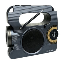 Multi-Power Emergency Radio AM/FM Loud SOS Hand-Cranked Solar-Powered Radio for Reliable Emergency Use