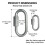 M8 Quick , 20 Pack Chain Connectors, 3" Heavy Duty Chain Hooks, 1500 LBS Capacity for Backpack, Shade Sail, Hammock 7