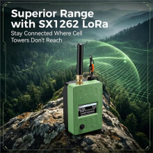 GAT562 Pro Meshtastic Tracker NRF52840 LoRa Node 1.3" TFT Color Screen SX1262 LoRa GNSS GPS Tracker 915MHZ