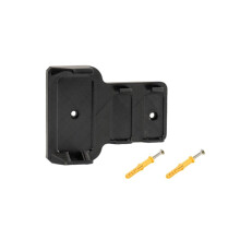 Battery Holder Wall Mount Batteries Storage Organizer Battery Mount Holder Black