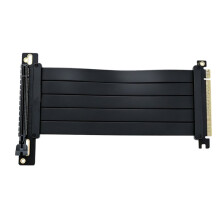 PCIe 4.0 X16 GPU Riser Cable 90/180 Black Card Extension Cable High Speed Video Card Extender Cord 20cm B