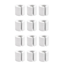 Curtain Spacers EVA Foam Rollers Curtain Shaper Foam Drapery Spacers,Side Cut Design,Curtain Rod Attachments,for Home